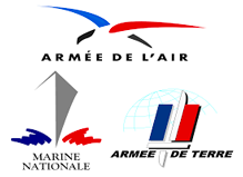 Logo de l'Armée de l'Air, de la Marine Nationale et de l'Armée de Terre